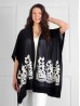 Fashion Flowy Kimono W/ Floral Design 